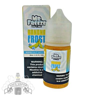 Juice Banana Frost (Nic Salt) - Mr Freeze; vapevaportabacaria.com
